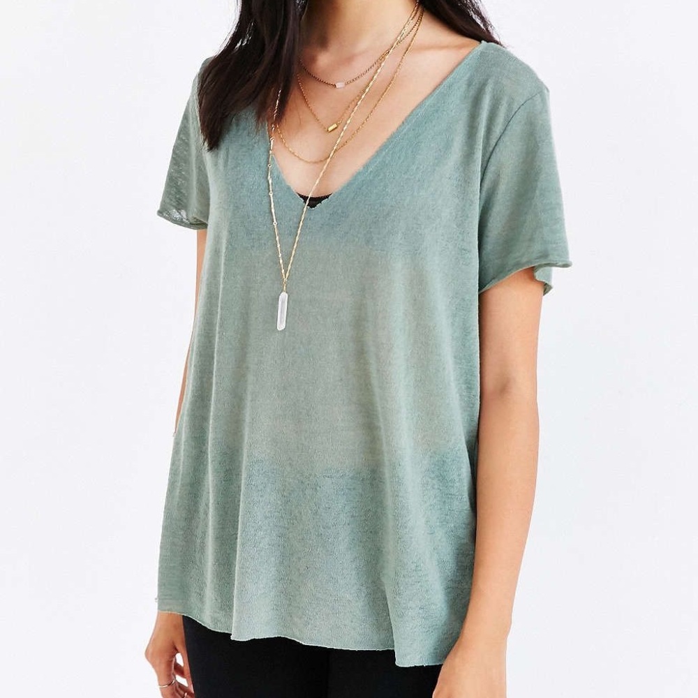 Project Social Knit V-Neck T-shirt